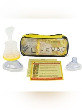 LIFEVAC Portable Emergency Airway Device - Clear & Yellow